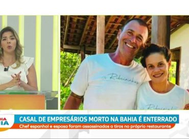 Casal de empresários morto na Bahia é enterrado: Chef espanhol e esposa foram assassinados a tiros